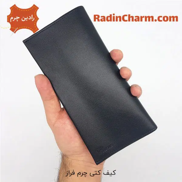 کیف کتی چرم مردانه فراز رنگ مشکی