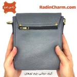 کیف دوشی چرم نورهان از زاویه پشتی