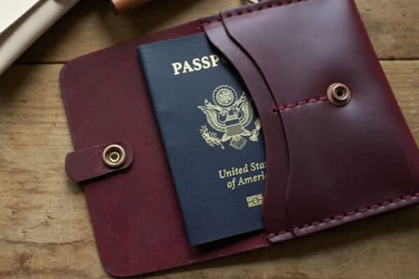 خرید کیف پاسپورتی رادین چرم