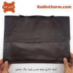 کیف چرم اداری مینی رایبد رنگ عسلی