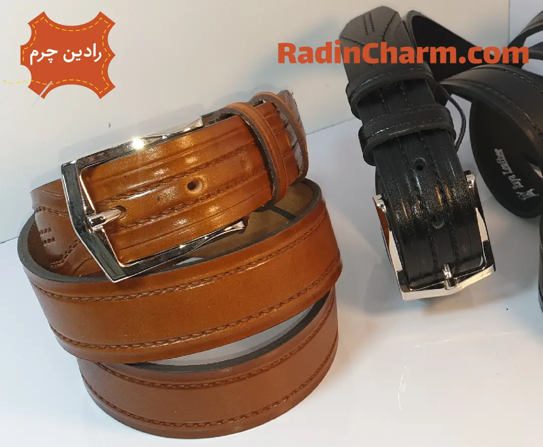 فروش عمده کمربند چرم مشکی