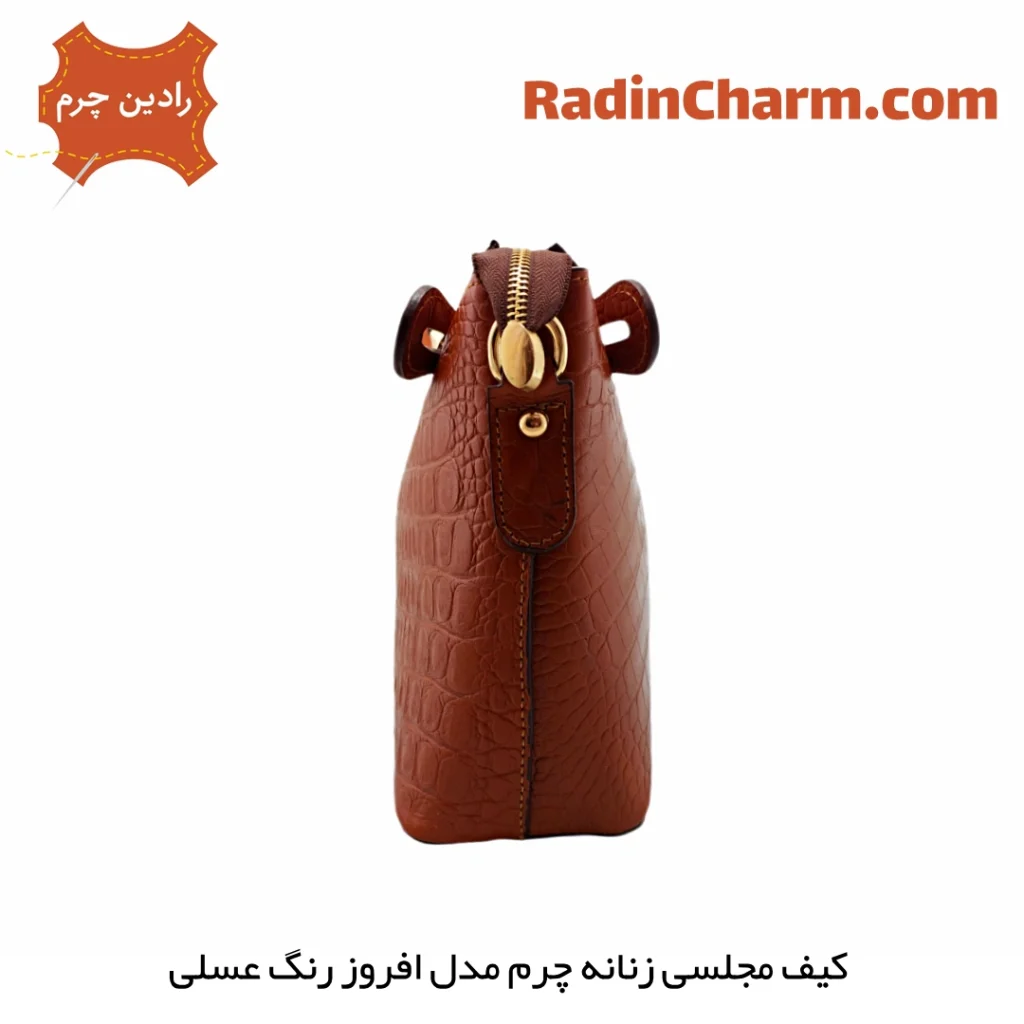 کیف مجلسی زنانه چرم مدل افروز